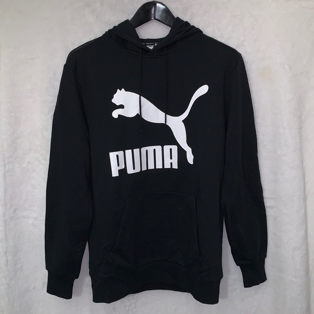Puma Men’s Hoodie Size Medium Black Preowned